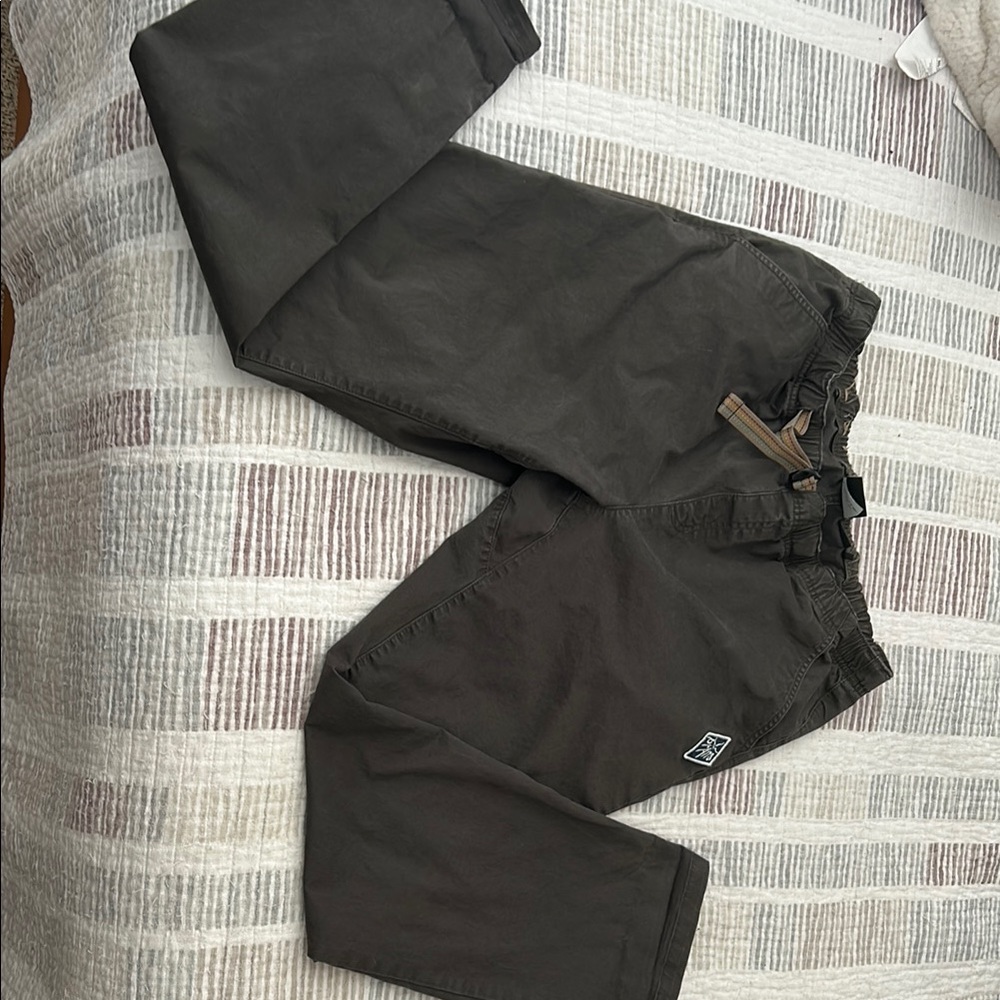 Dark Gray Casual Pants